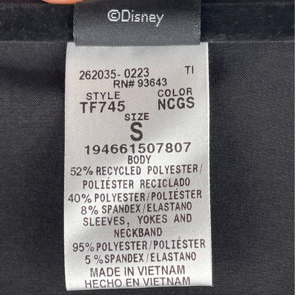 Disney Tooniforms Size Small The Nightmare Before Christmas Modern Classic Scrub - Picture 10 of 10